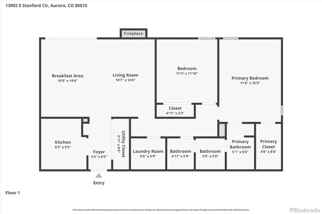 13902 E Stanford Circle Aurora CO 80015