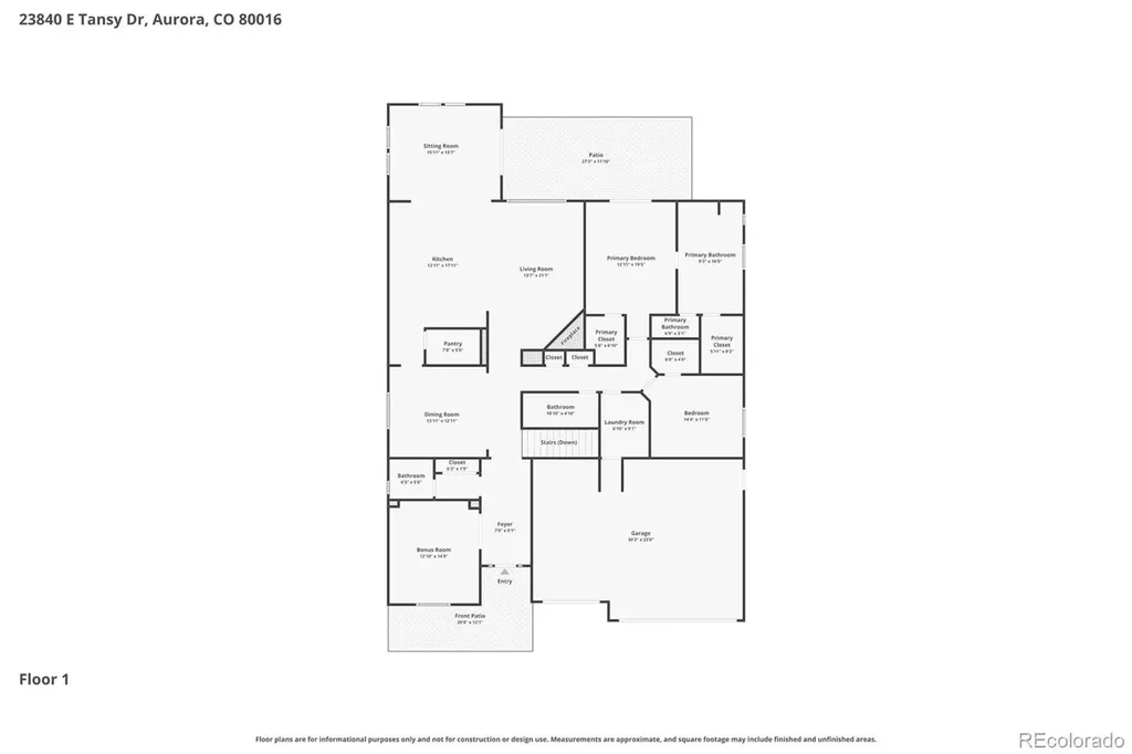 23840 E Tansy Drive Aurora CO 80016