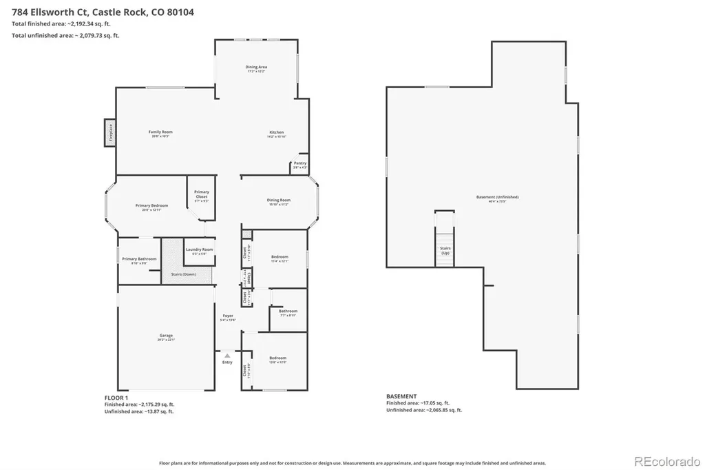 784 Ellsworth Court Castle Rock CO 80104