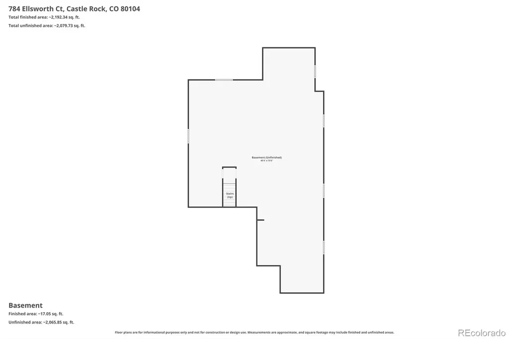 784 Ellsworth Court Castle Rock CO 80104