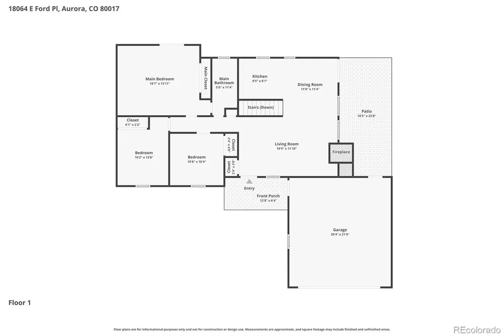 18064 E Ford Place Aurora CO 80017