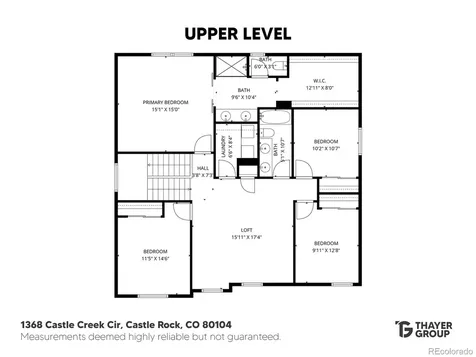 1368 Castle Creek Circle Castle Rock CO 80104