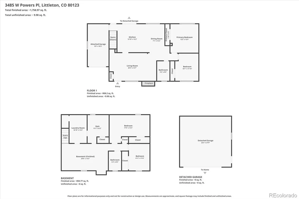 3485 W Powers Place Littleton CO 80123