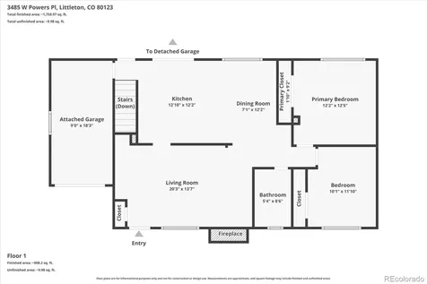 3485 W Powers Place Littleton CO 80123