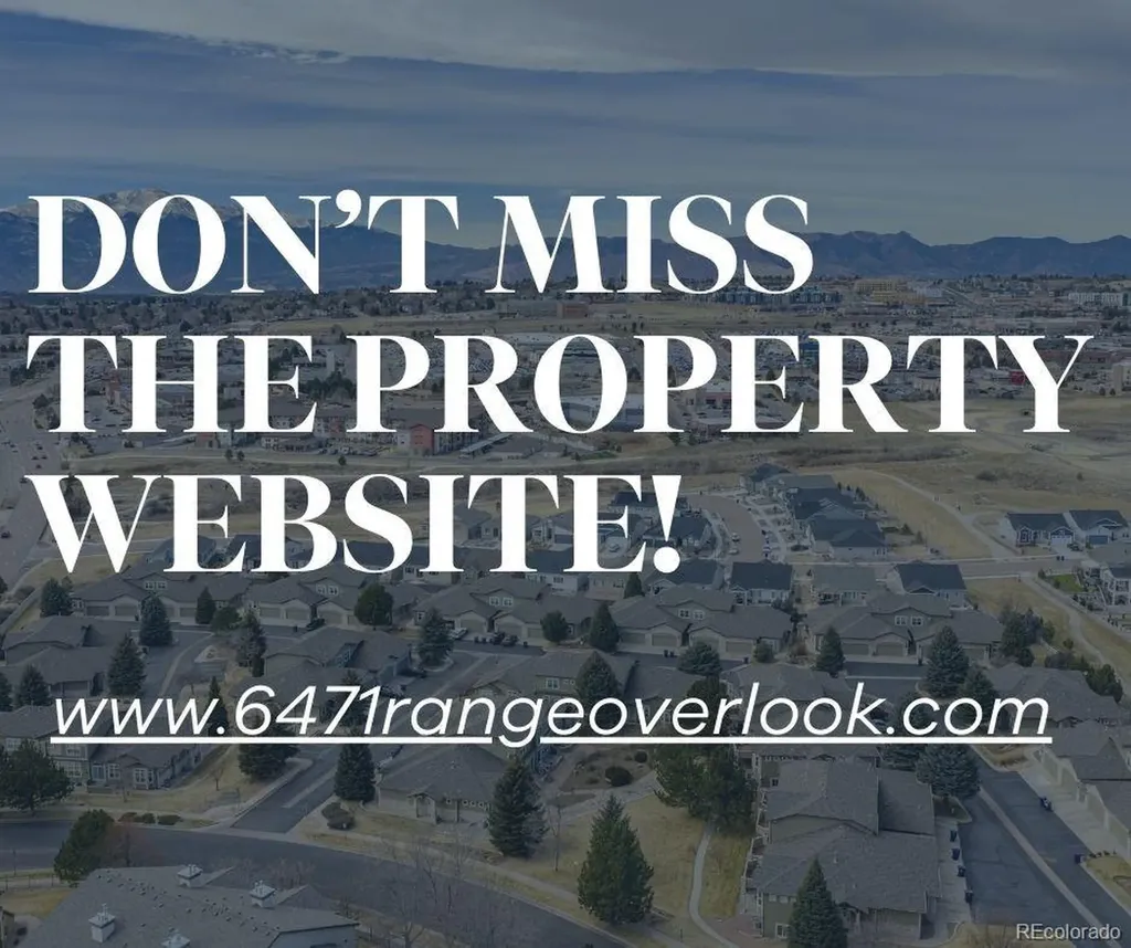 6471 Range Overlook Heights Colorado Springs CO 80922