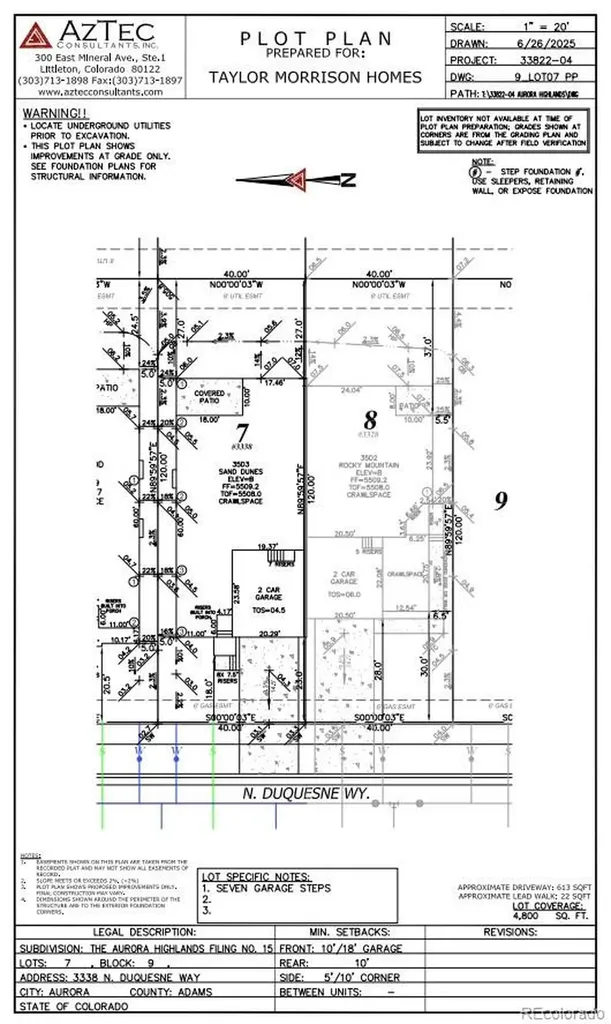 3338 N Duquesne Way Aurora CO 80019