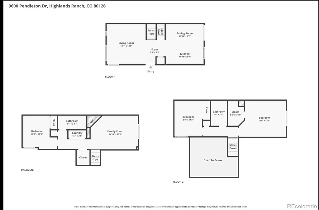 9600 Pendleton Drive Highlands Ranch CO 80126
