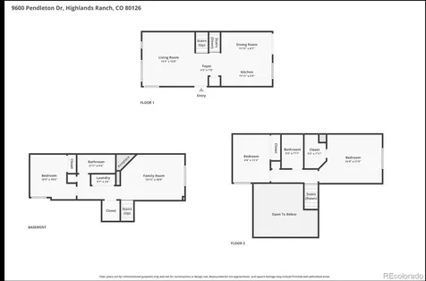 9600 Pendleton Drive Highlands Ranch CO 80126