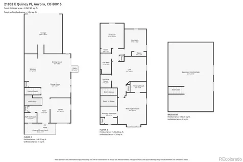 21803 E Quincy Place Aurora CO 80015