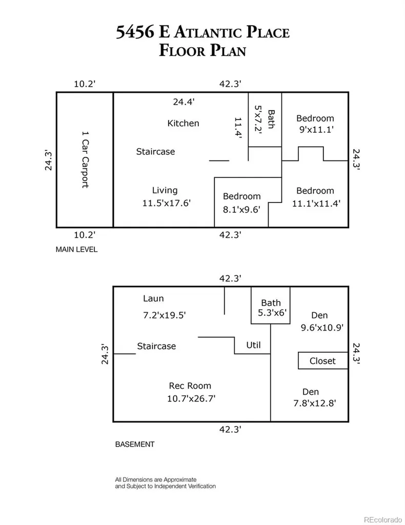 5456 E Atlantic Place Denver CO 80222