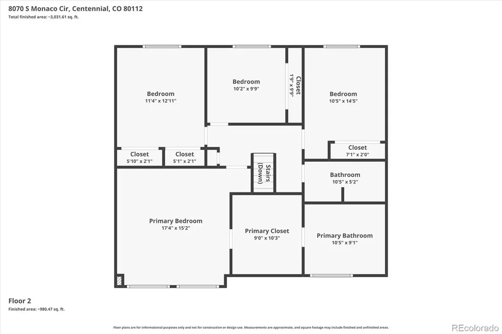8070 S Monaco Circle Centennial CO 80112