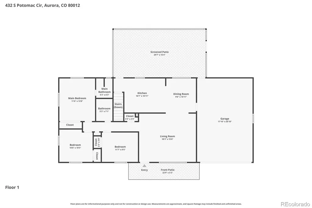 432 S Potomac Circle Aurora CO 80012