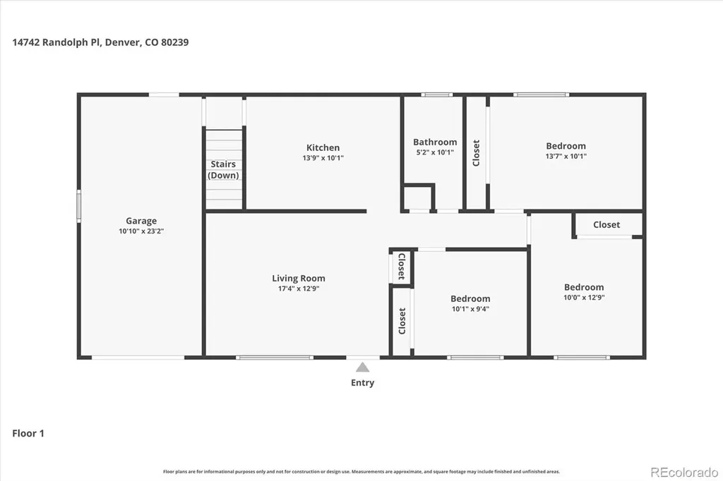 14742 Randolph Place Denver CO 80239