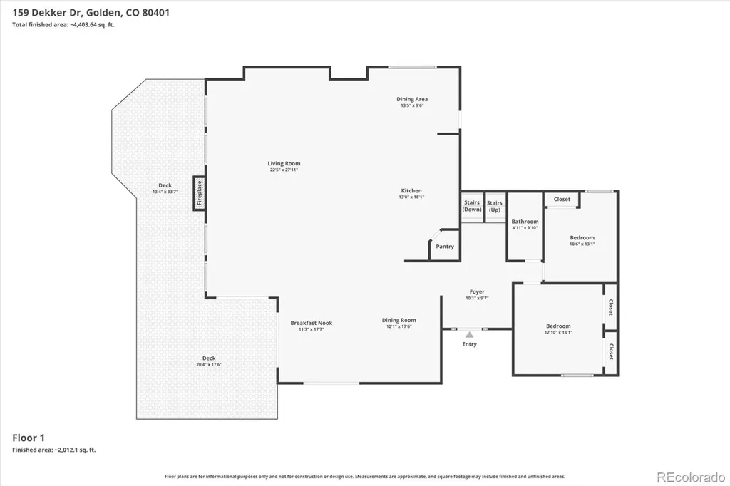 159 Dekker Drive Golden CO 80401
