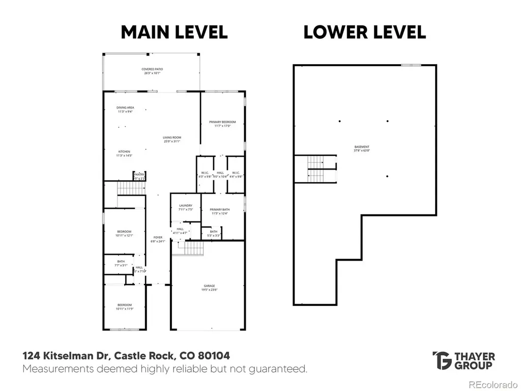 124 Kitselman Drive Castle Rock CO 80104