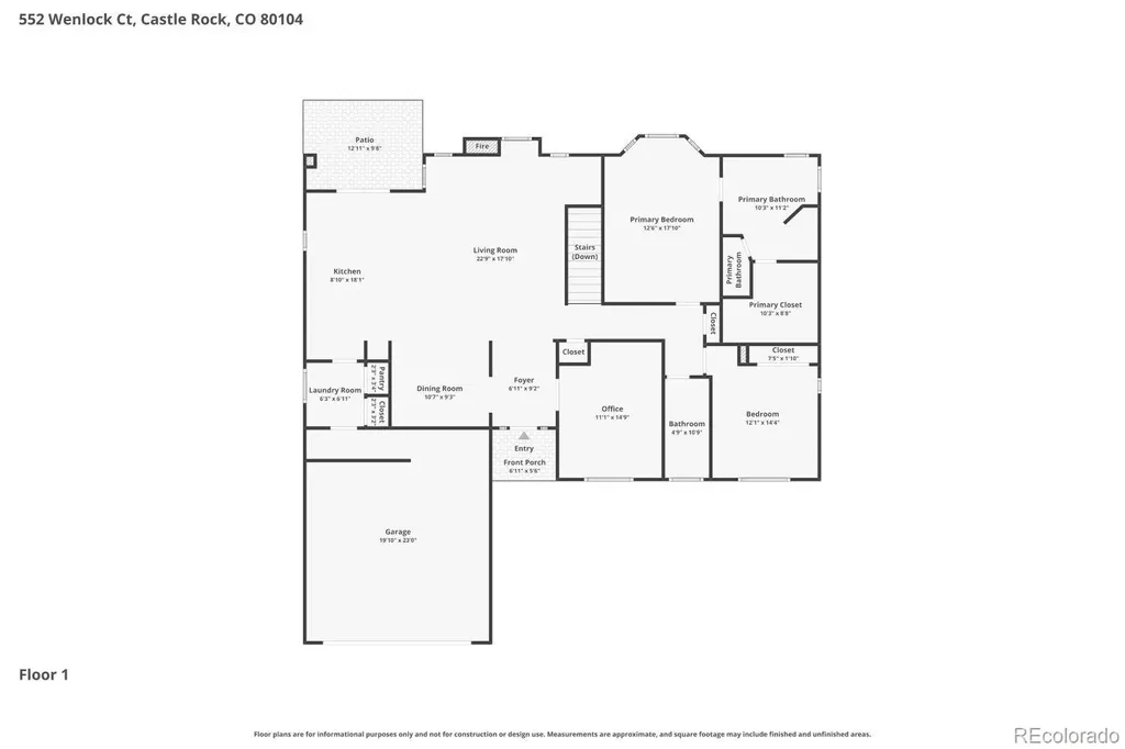 552 Wenlock Court Castle Rock CO 80104