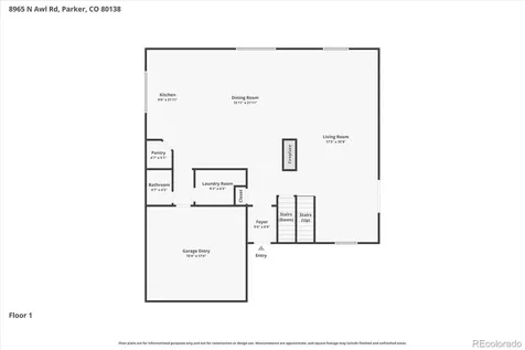 8965 N Awl Road Parker CO 80138