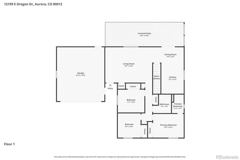 12199 E Oregon Drive Aurora CO 80012