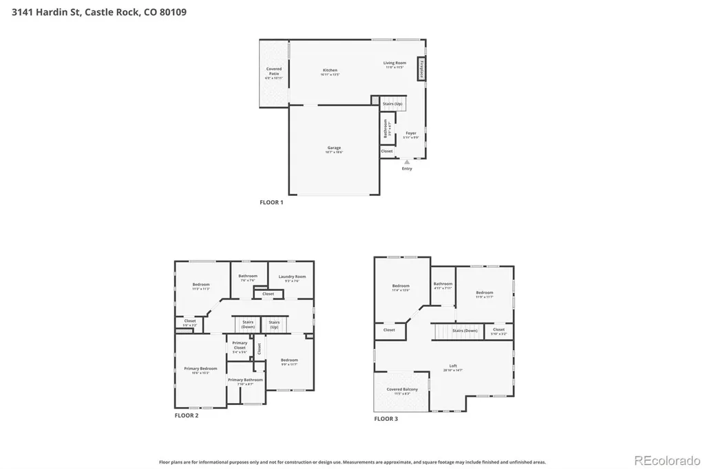3141 Hardin Street Castle Rock CO 80109