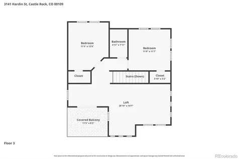 3141 Hardin Street Castle Rock CO 80109
