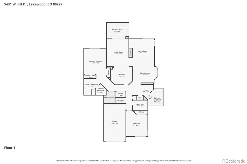 5431 W Iliff Drive Denver CO 80227