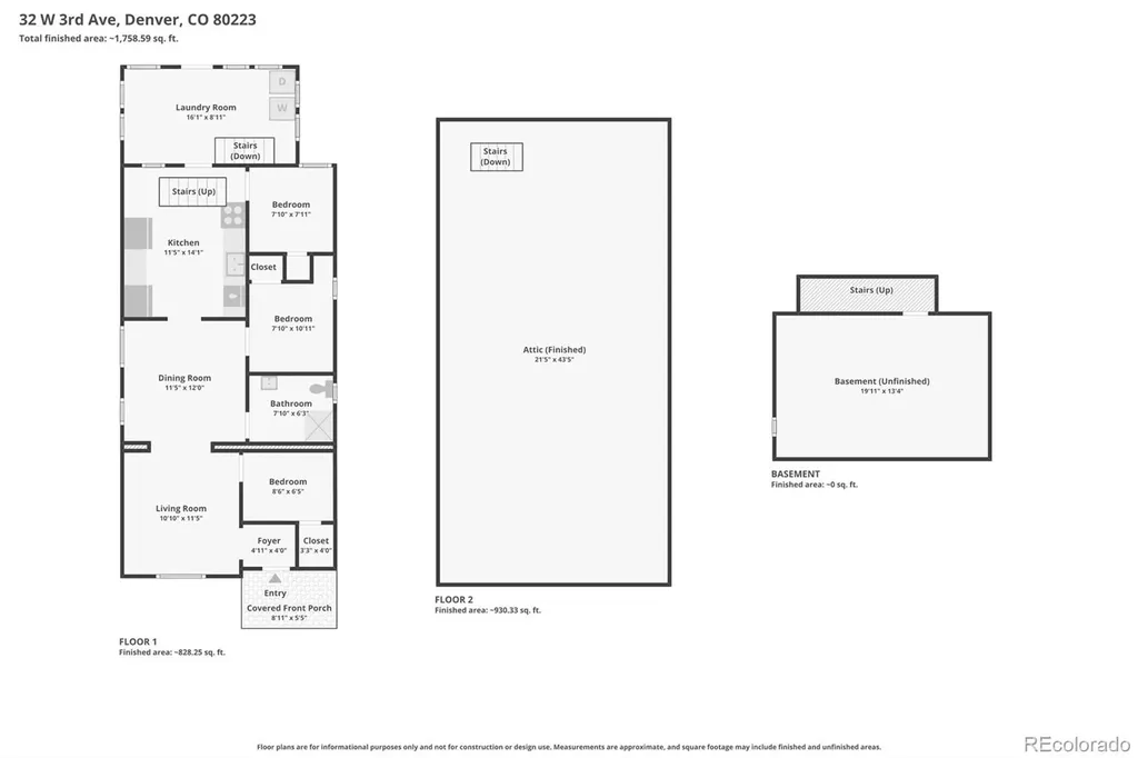 32 W 3rd Avenue Denver CO 80223