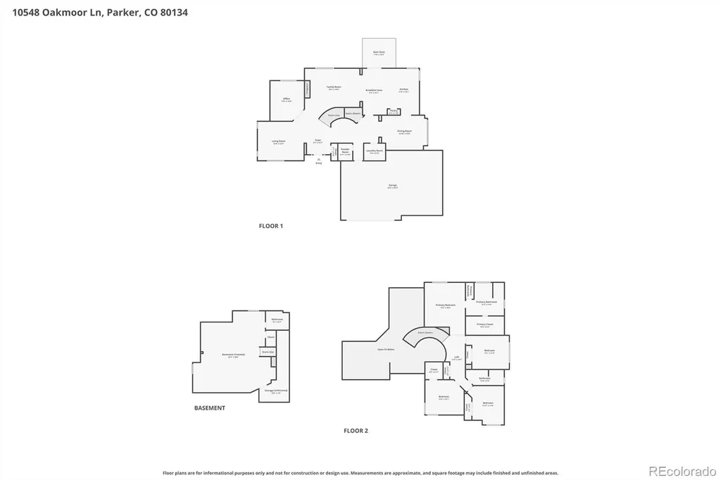 10548 Oakmoor Lane Parker CO 80134
