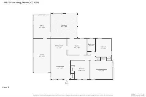 1543 S Osceola Way Denver CO 80219