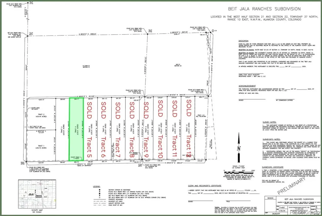 8397 N 2 Lane Mosca CO 81146