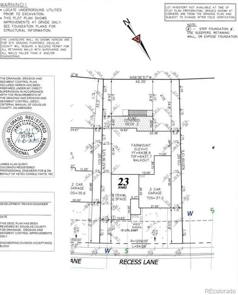 3602 Recess Lane Castle Rock CO 80108
