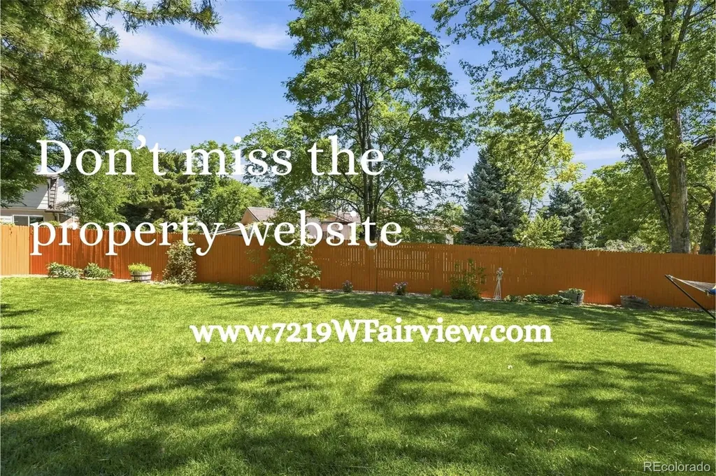 7219 W Fairview Drive Littleton CO 80128