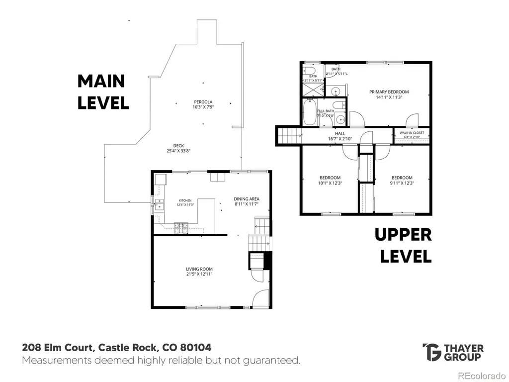 208 Elm Court Castle Rock CO 80104