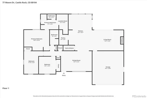 77 Moore Drive Castle Rock CO 80104