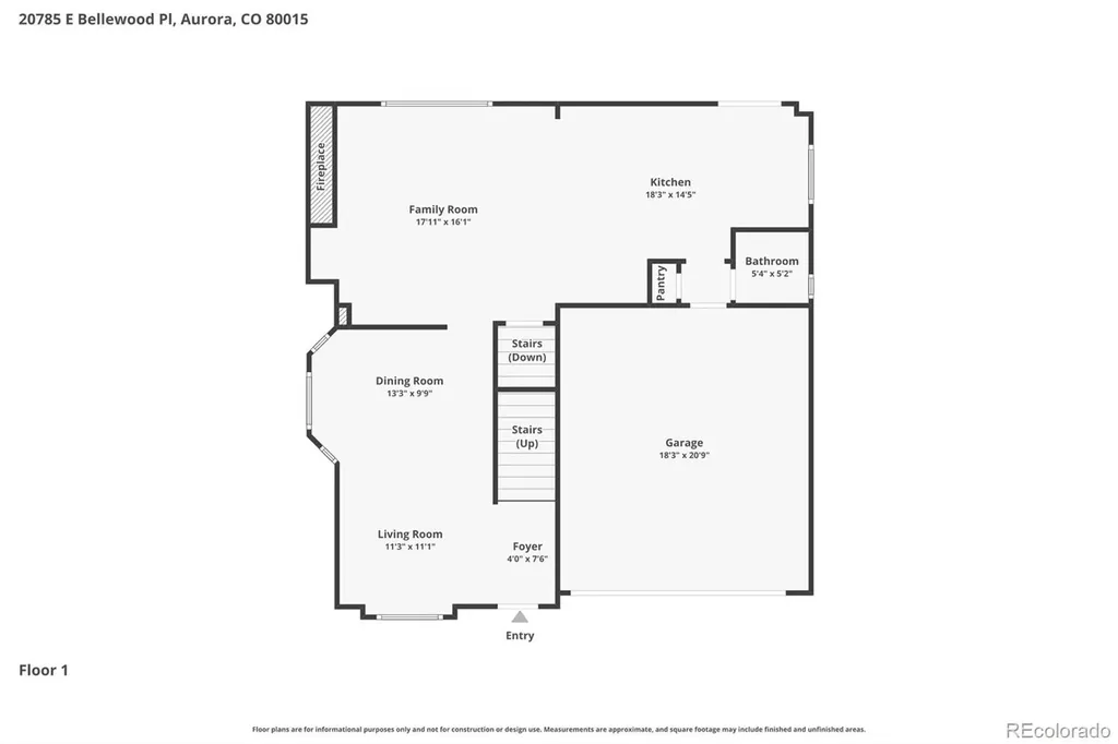20785 E Bellewood Place Aurora CO 80015