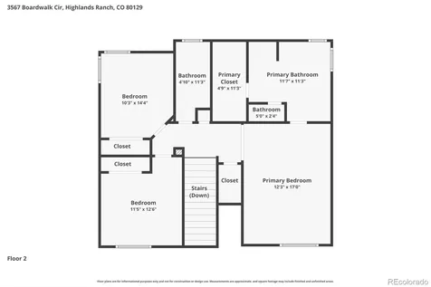 3567 Boardwalk Circle Highlands Ranch CO 80129