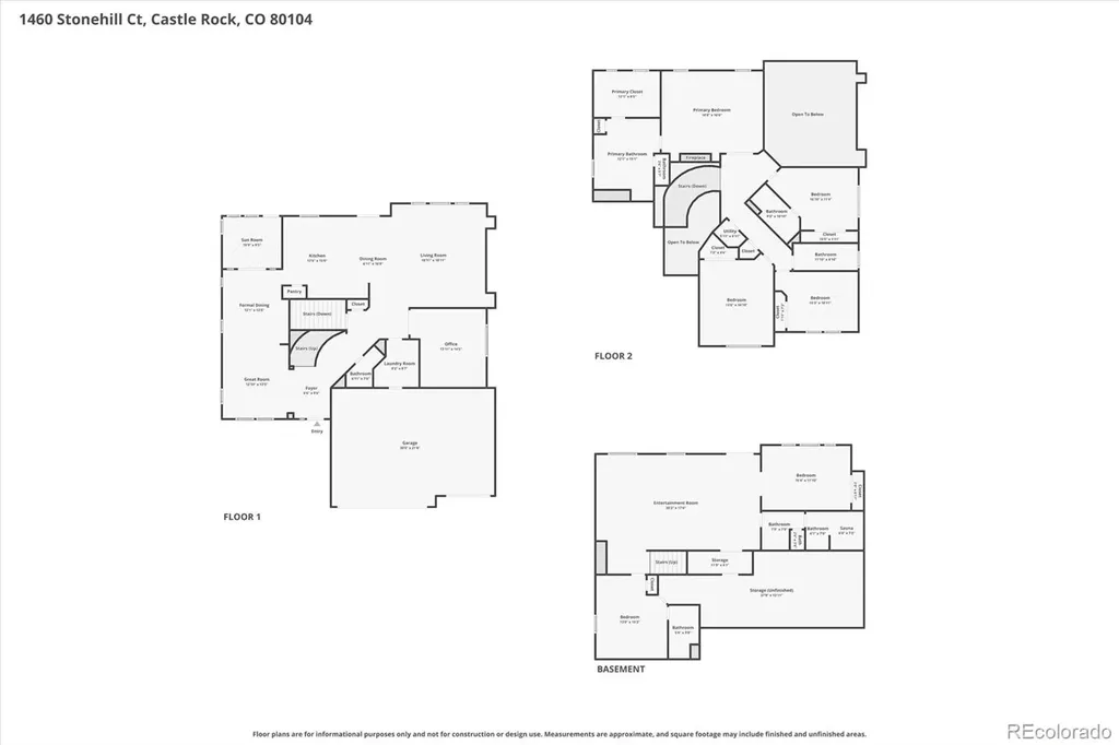 1460 Stonehill Court Castle Rock CO 80104