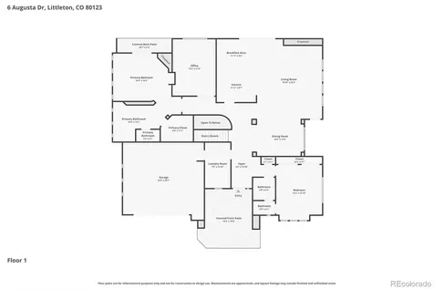 6 Augusta Drive Littleton CO 80123