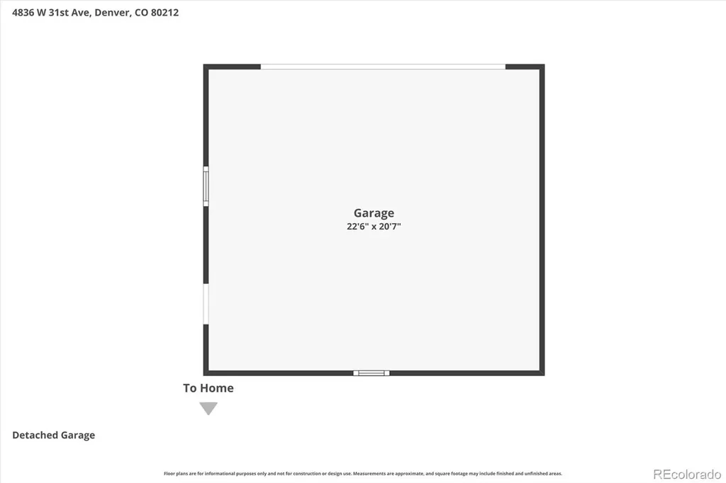 4836 W 31st Avenue Denver CO 80212