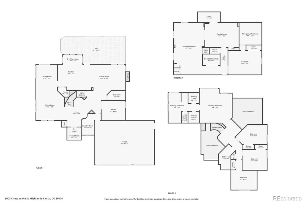 9603 Chesapeake Street Highlands Ranch CO 80126