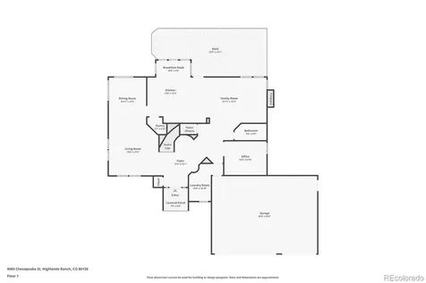 9603 Chesapeake Street Highlands Ranch CO 80126