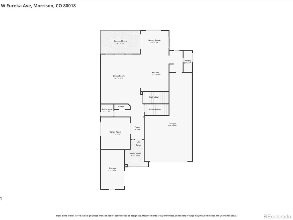 15682 W Eureka Avenue Morrison CO 80465