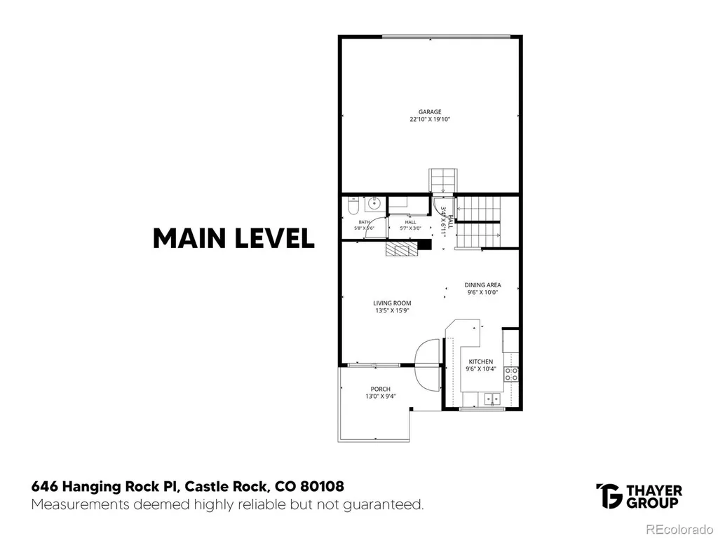 646 Hanging Rock Place Castle Rock CO 80108