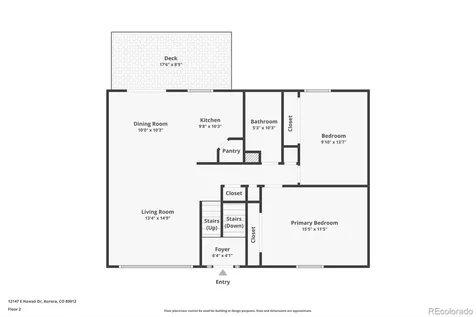 12147 E Hawaii Drive Aurora CO 80012
