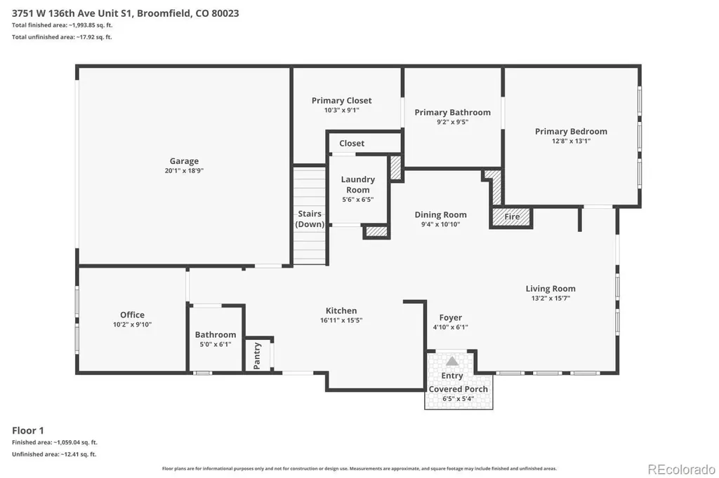3751 W 136th Avenue Broomfield CO 80023