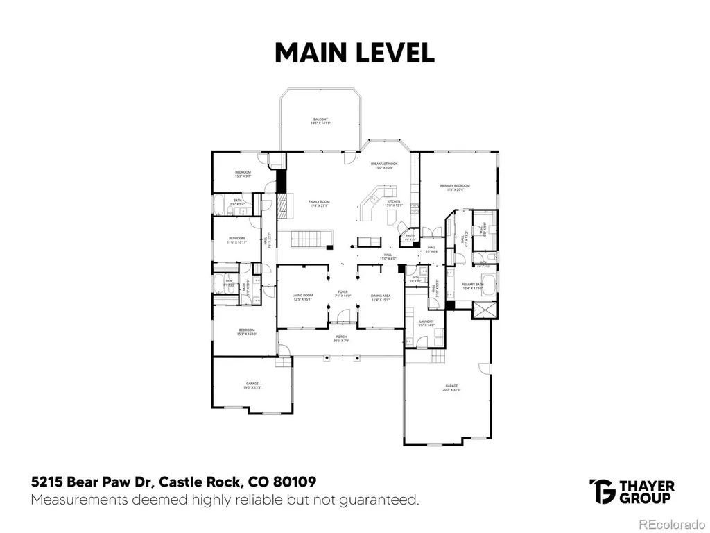 5215 Bear Paw Drive Castle Rock CO 80109