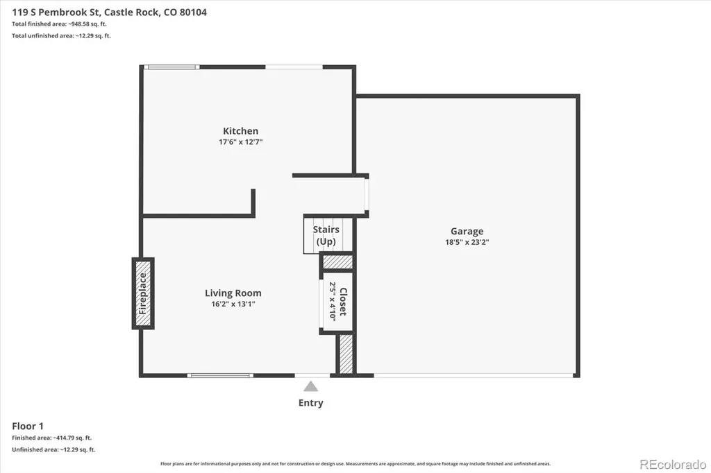 119 S Pembrook Street Castle Rock CO 80104