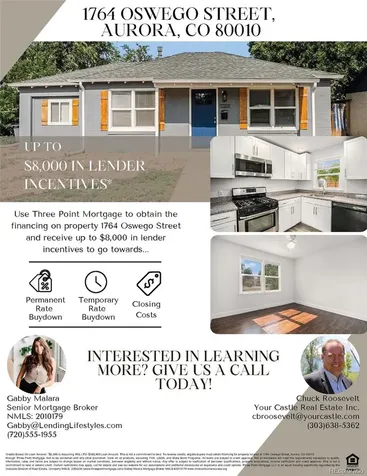 1764 Oswego Street Aurora CO 80010