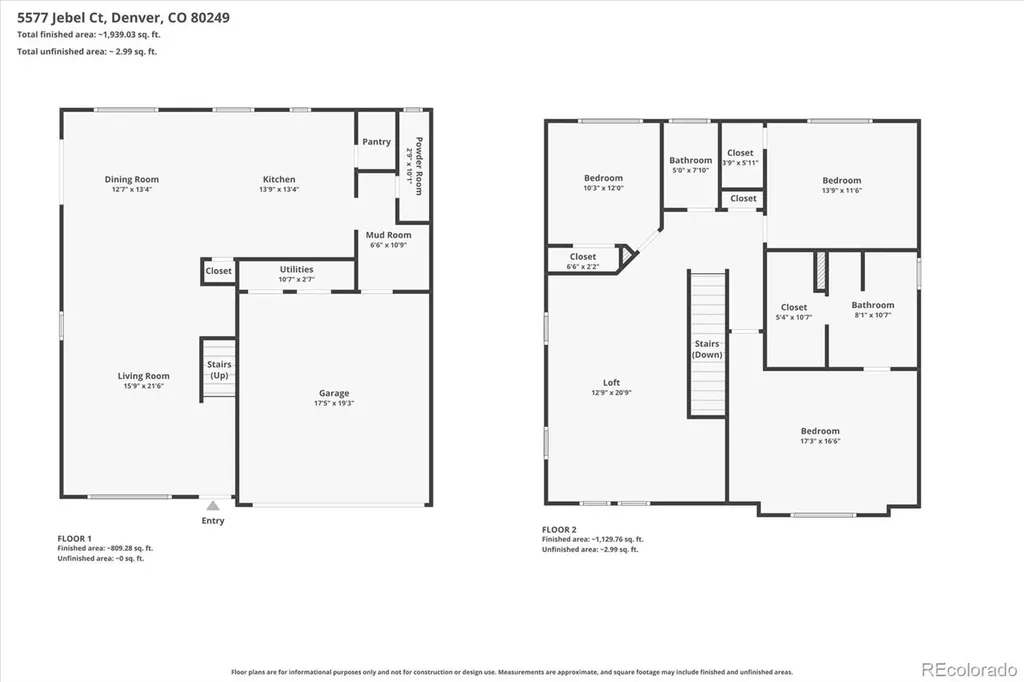 5577 Jebel Court Denver CO 80249