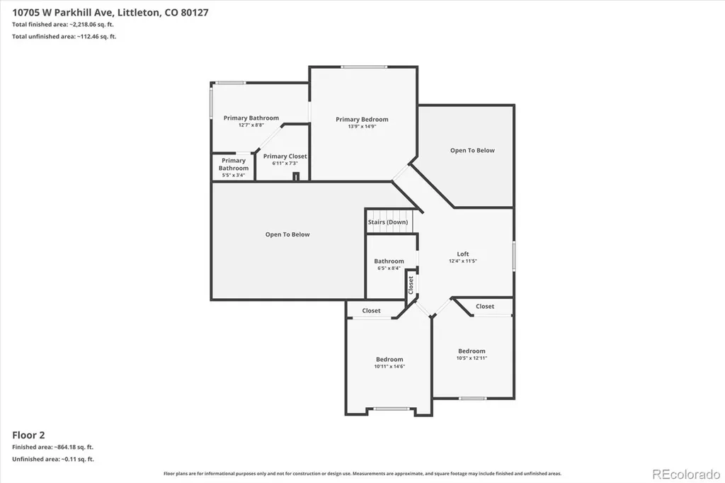 10705 W Parkhill Avenue Littleton CO 80127