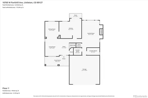 10705 W Parkhill Avenue Littleton CO 80127